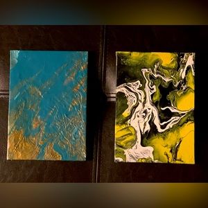 (2) 5x7 paintings